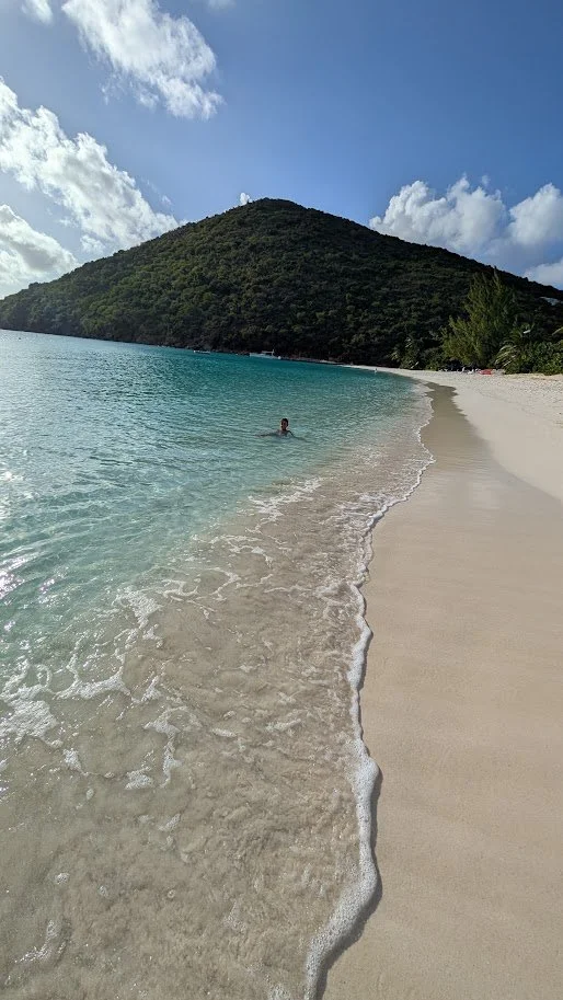 Guana Island was our first stop after picking up my parents at the airport!
