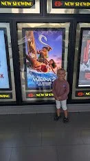 Moana 2 came out when we were crossing the Atlantic and Maddie had really wanted to watch it but we hadn't been near a cinema until now!