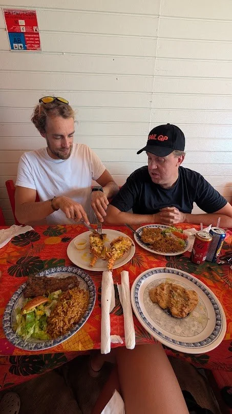 Exploring the local BBQs in SXM!