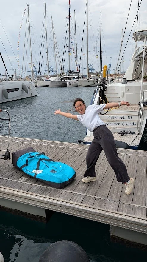 Our first crew has arrived - Julia flew in from Denmark after submitting her PHD. What a trip to celebrate!
