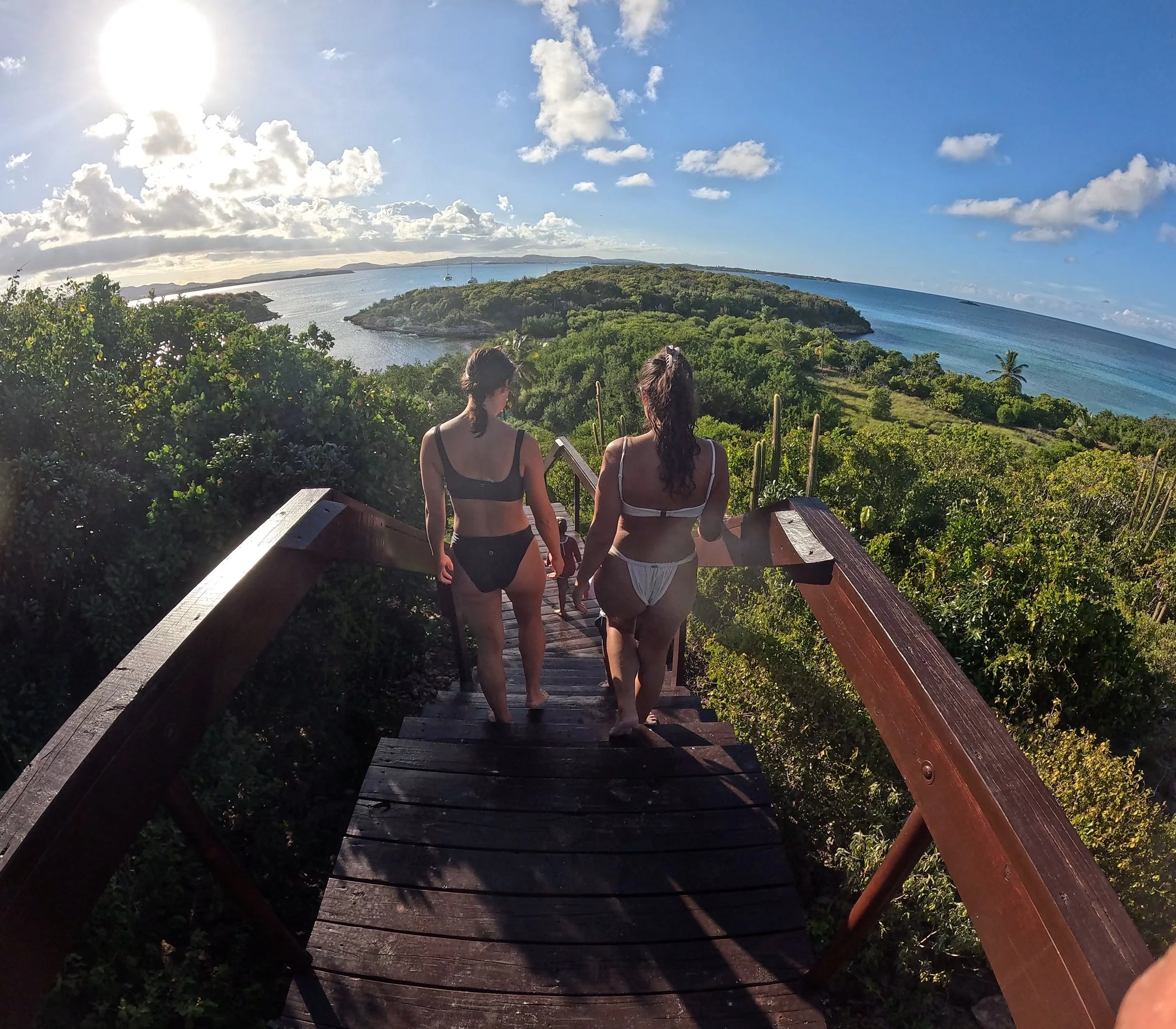 Views of Antigua from the Great Bird Island!