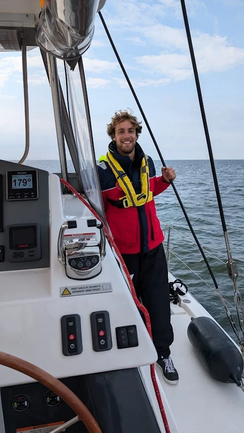 It also started to get cold so our sailing gear came out of the closet!