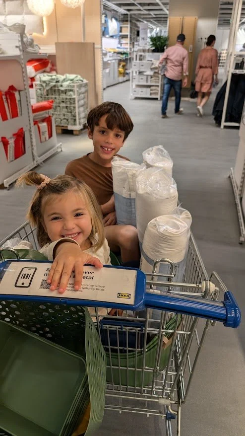 We hit up IKEA a few times to stock up the boat on the essentials and some grab some storage solutions!
