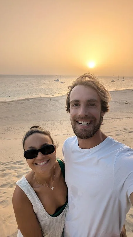 Foggy sunsets but beautiful nonetheless!