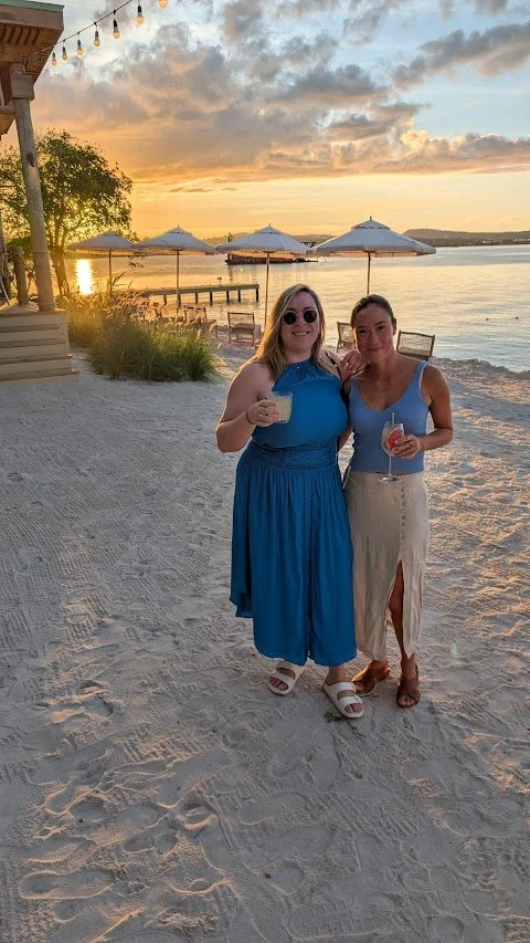 A hidden gem we found with the most delicious food and beautiful sunsets.