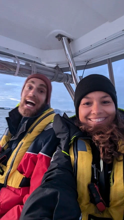 Last sail out of France and headed to Loredo! First overnight sail for us out of La Rochelle - turned out to be 4.5m waves head on but we were stuck with back to back days of bad weather!