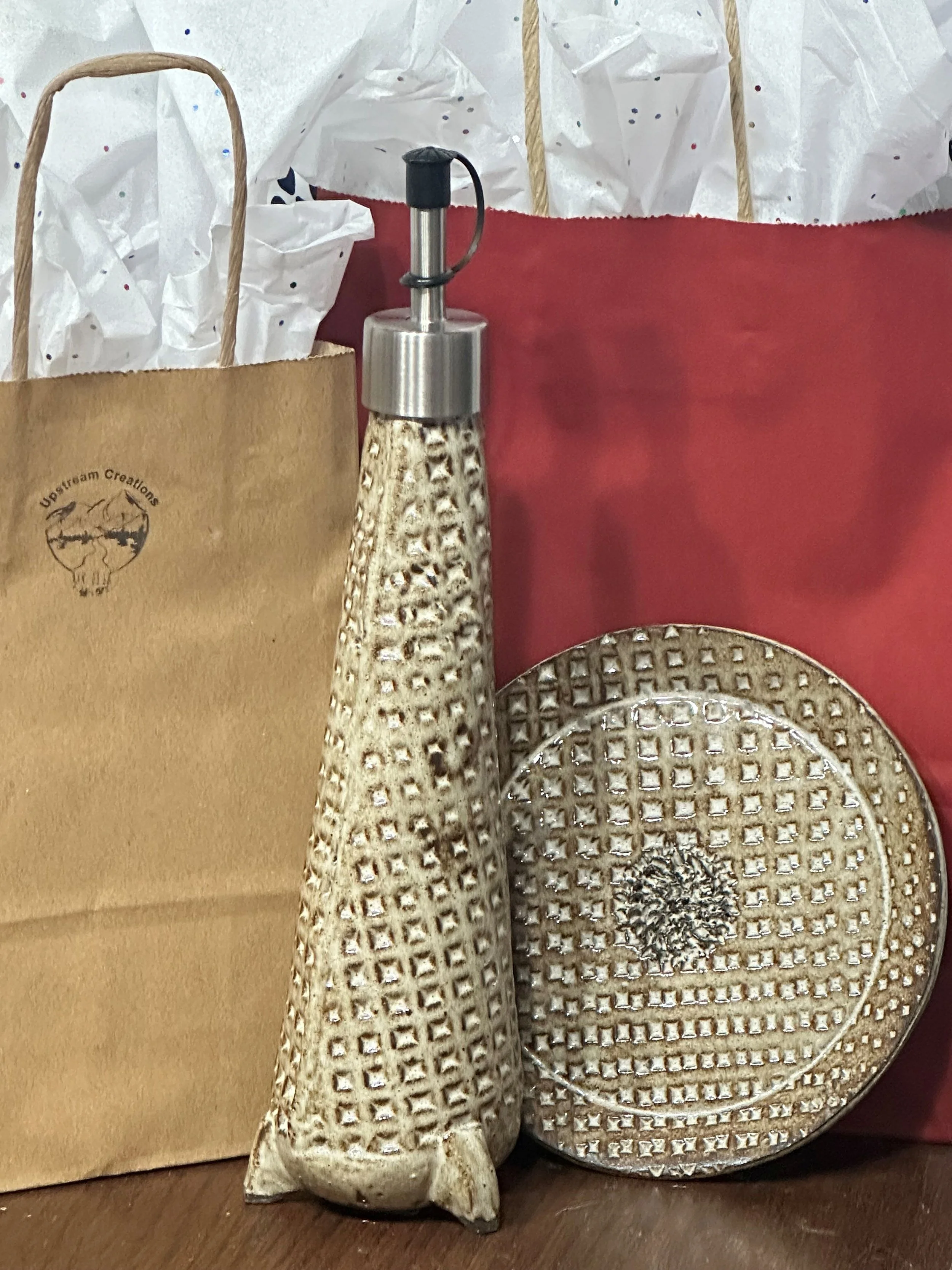 Oil Dispenser & Herb Dish