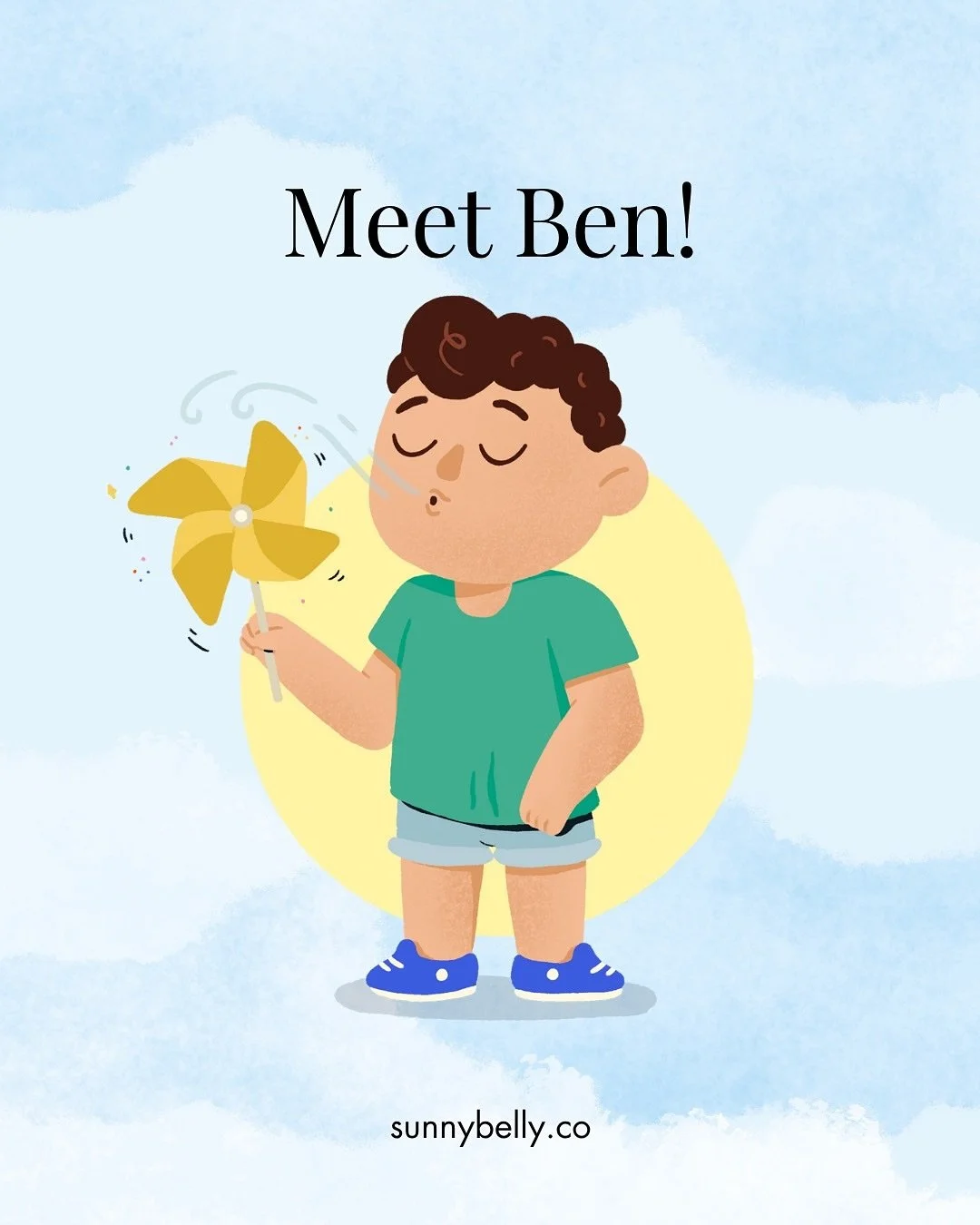 Meet Ben 💛

Sometimes his feelings feel bigger than he is.

But when he remembers his Sunny Belly, he remembers to breathe &mdash; and through those deep breaths, things don&rsquo;t feel so big anymore. 💨💪🏻

Sunny Belly helps kids learn how to pa