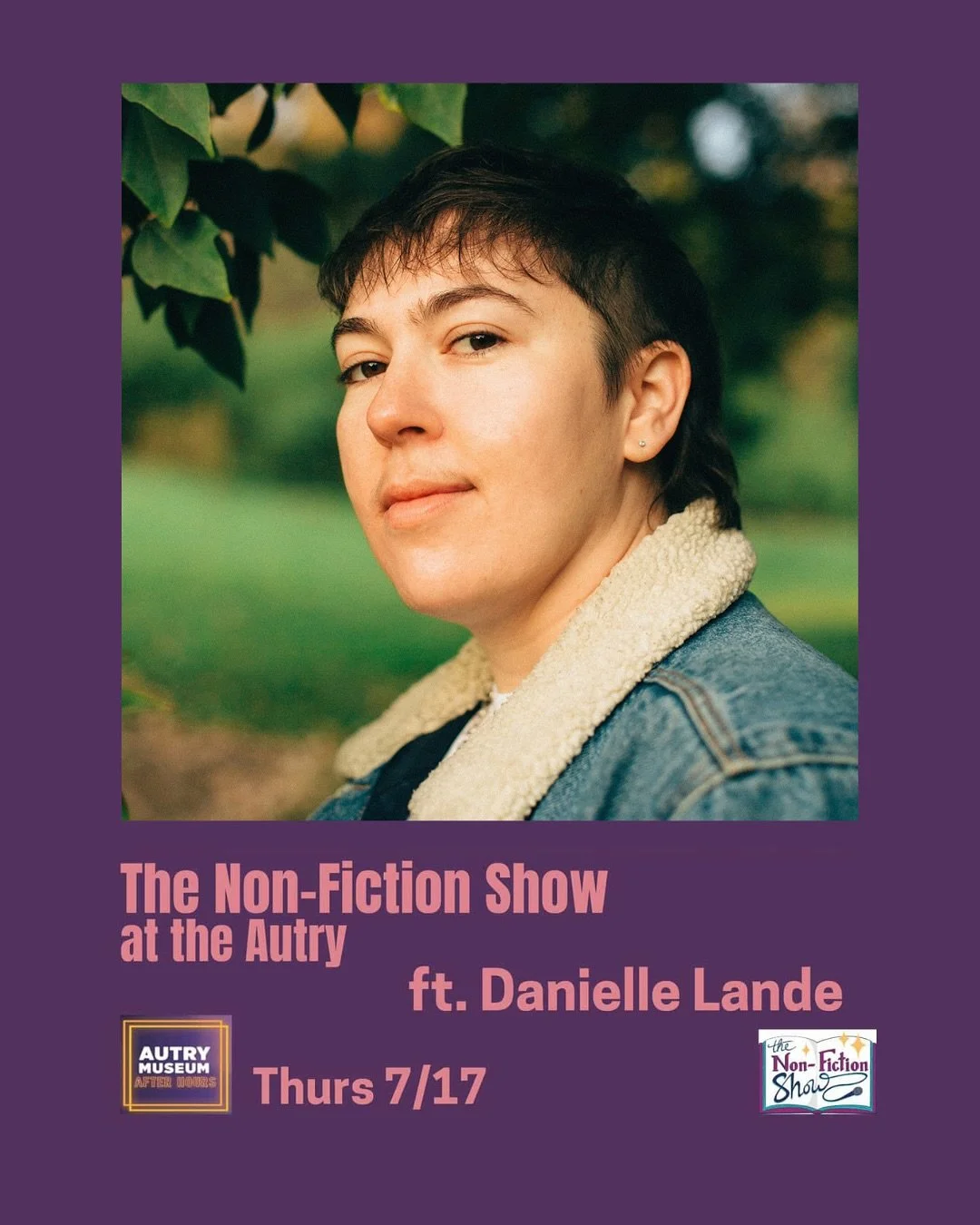 I&rsquo;m excited to play a couple of songs with @the_nonfictionshow at @theautry in Griffith park this Thursday! We&rsquo;re performing within the galleries at the museum. 🎨🖼️ There will also be food trucks! I can&rsquo;t wait. See you there!!!