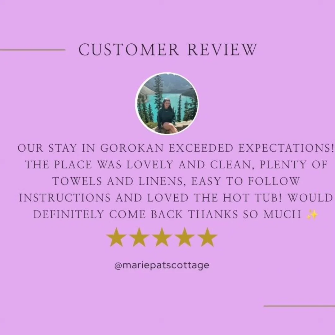 Testimonial Thursday,  thank you Nikki for your review and so glad you enjoyed your stay with us at Marie 
and Pat&rsquo;s Cottage 

#testimonialthursday #airbnbhost #gorokan #CentralCoastGetaway #5starreview
