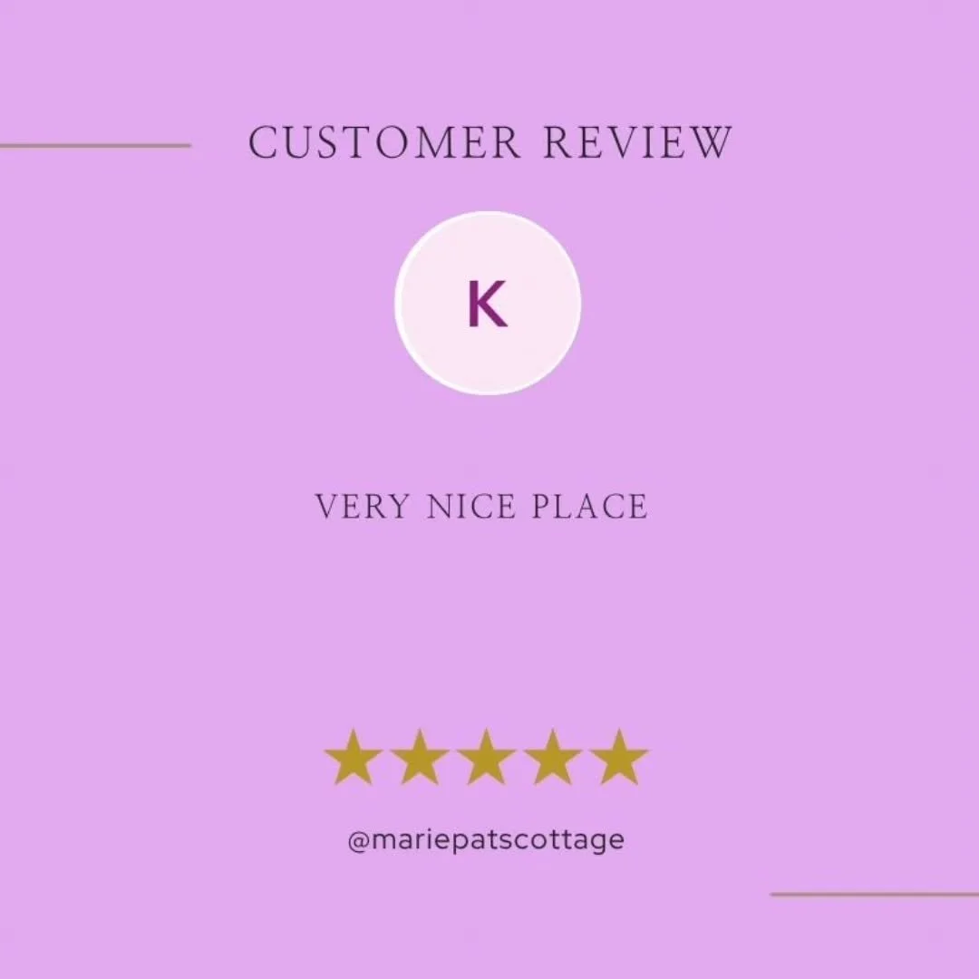 5 star review Thank you 🙏

#mariepatscottage #gorokan #goodvibes #CentralCoastGetaway #5starreview