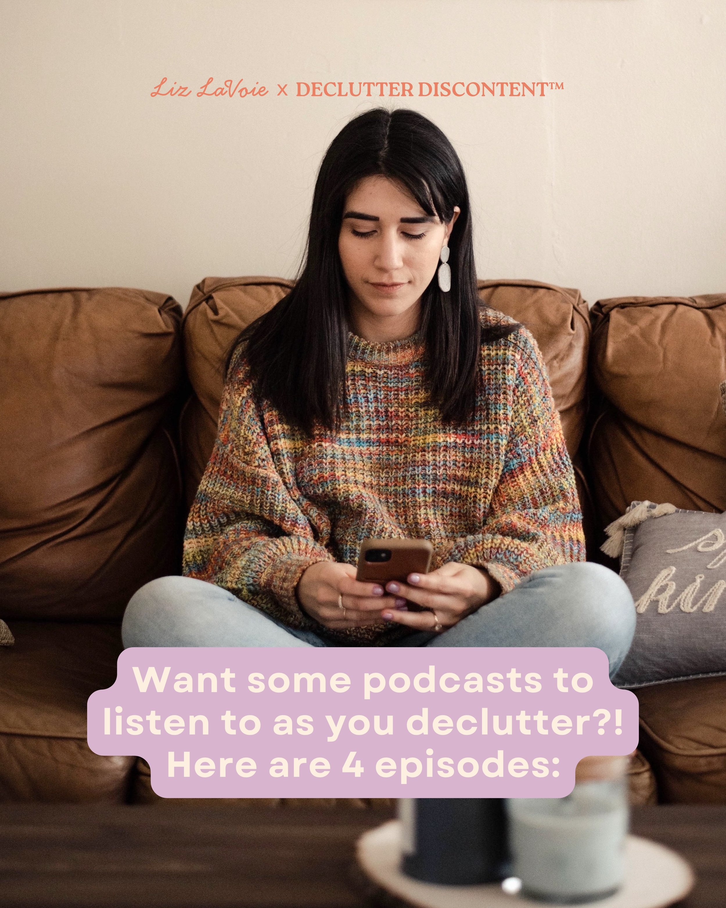 Need some decluttering podcasts to listen to as you declutter your home and heart?! 🤎

Here are 4 episodes I had the privilege of being a guest on. I still can&rsquo;t believe it&mdash; especially when I had the dream and took a leap of faith to mak