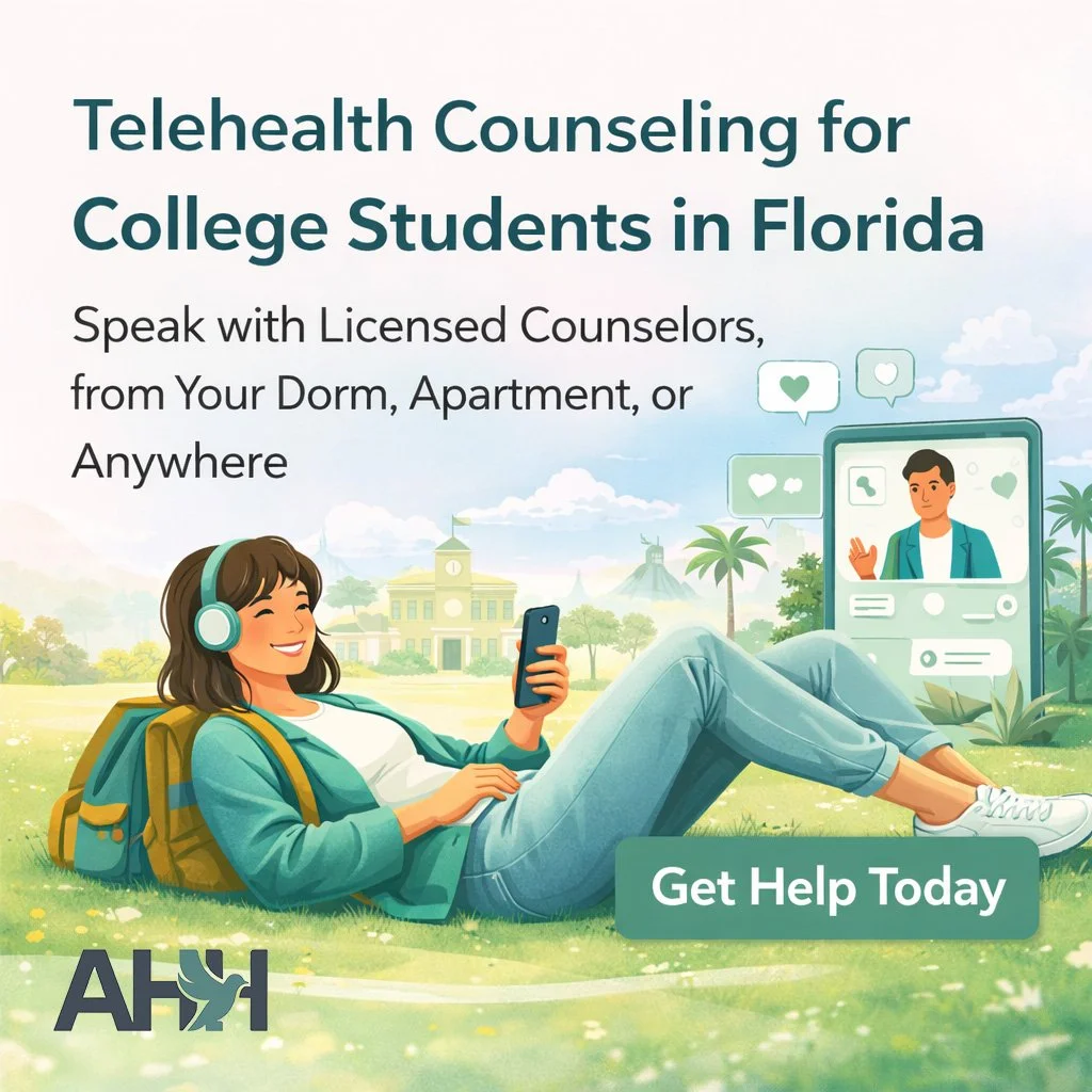 Telehealth Counseling for College Students in Florida