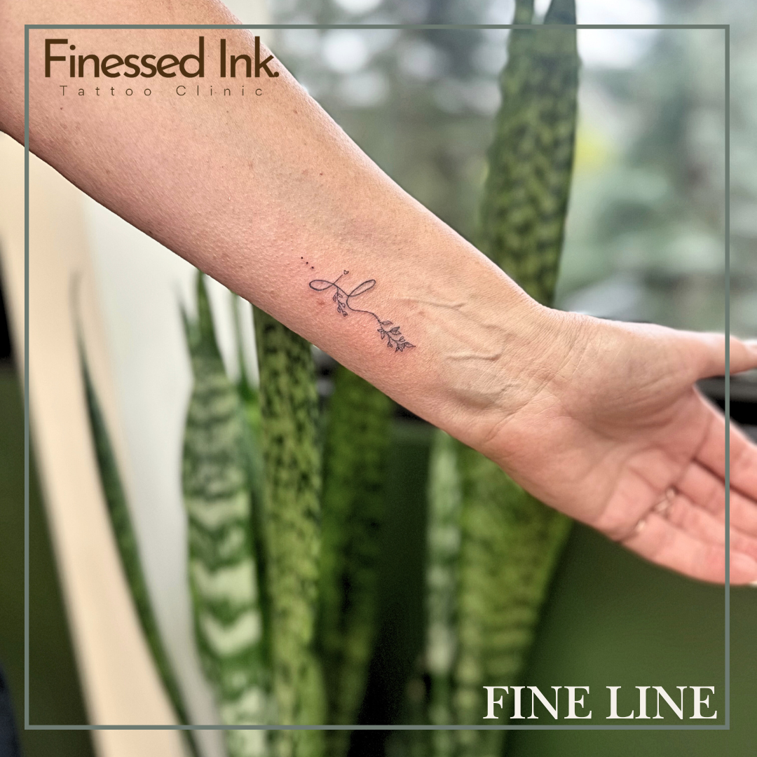 Fine line tattoos for delicate expressions
