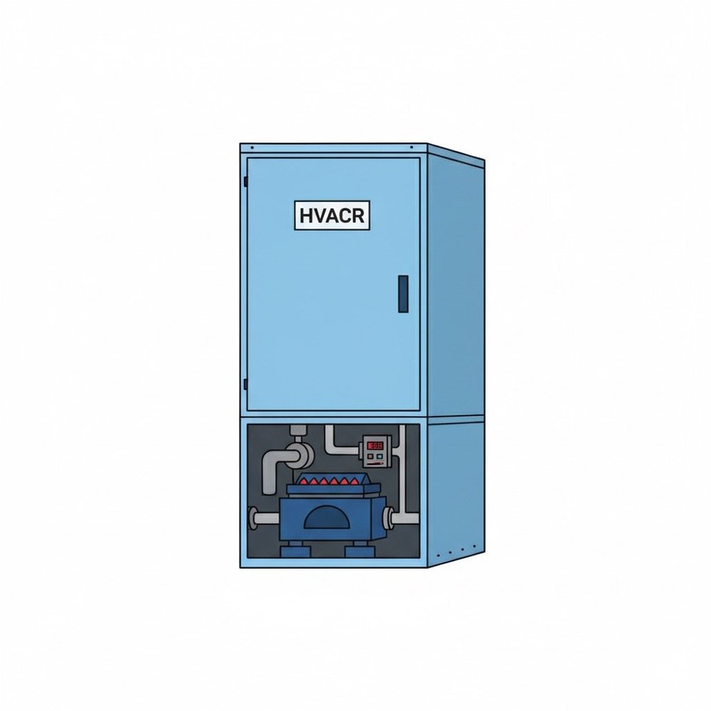 Natural gas furnace heating system