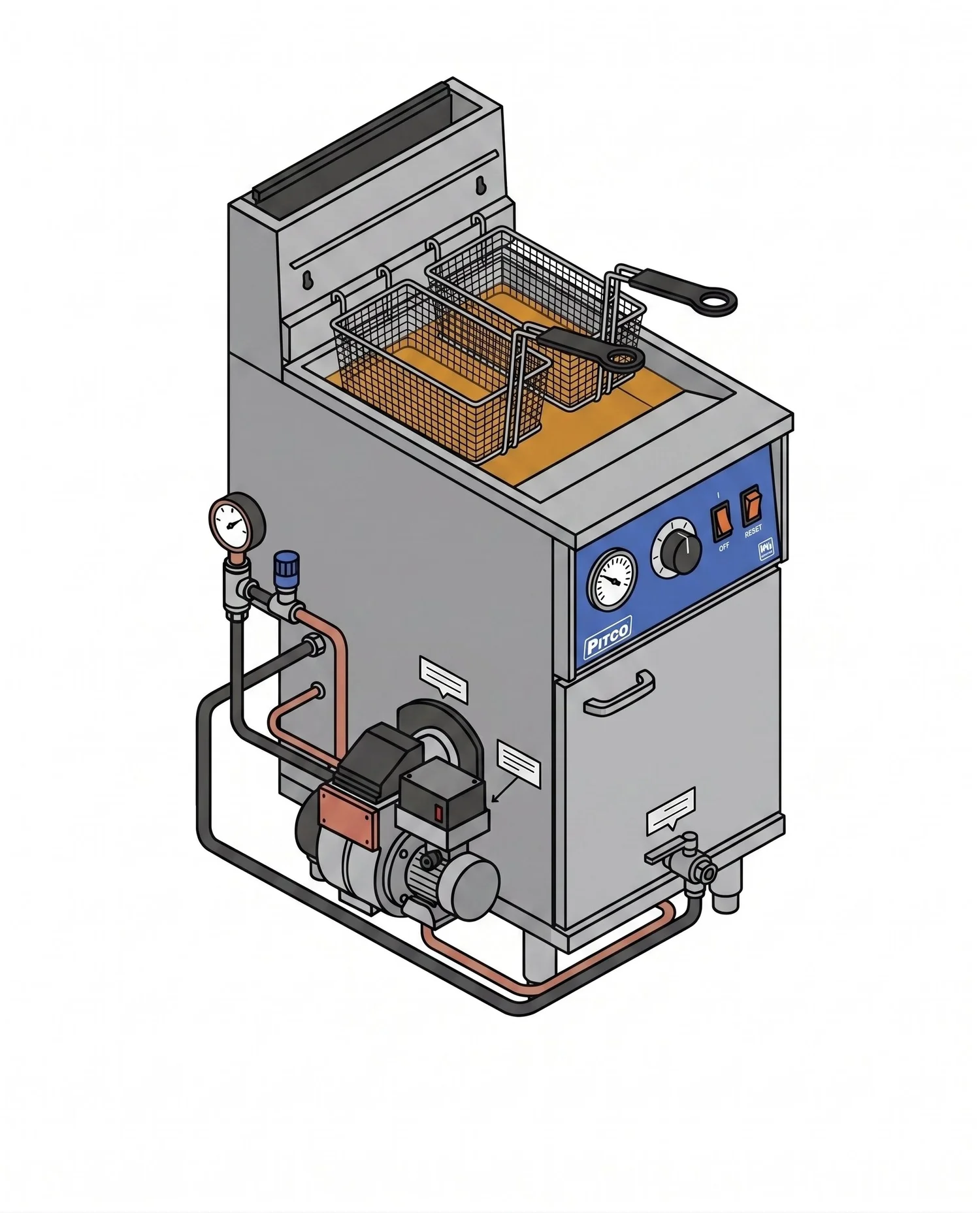 Commercial Fryer Repair service by Cyclone HVACRWD Company
