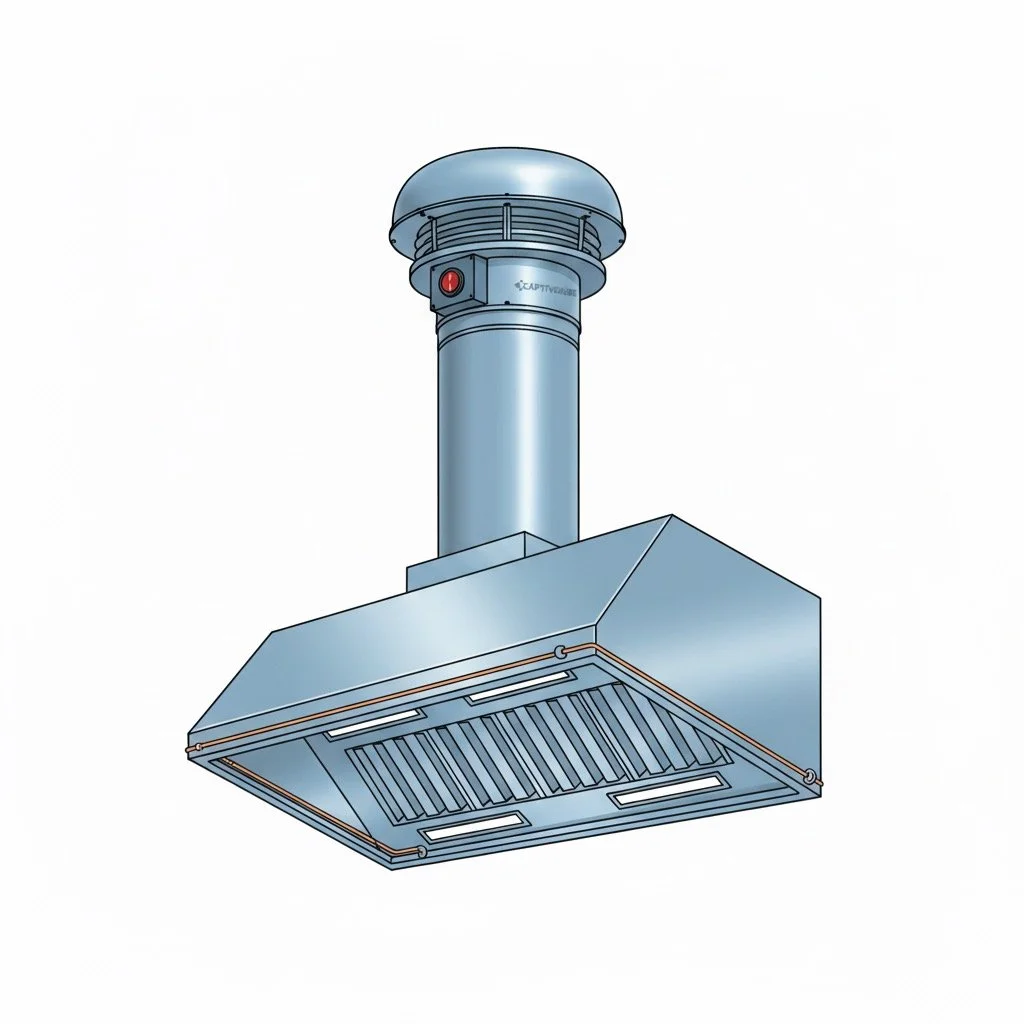 Commercial Kitchen Extractor Hood Service service by Cyclone HVACRWD Company