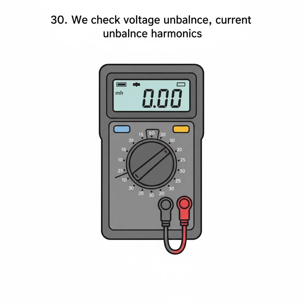 Power Quality, Voltage, Current & Harmonics service by Cyclone HVACRWD Company