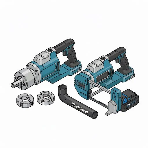 Commercial Pipe Threading & Cutting service by Cyclone HVACRWD Company