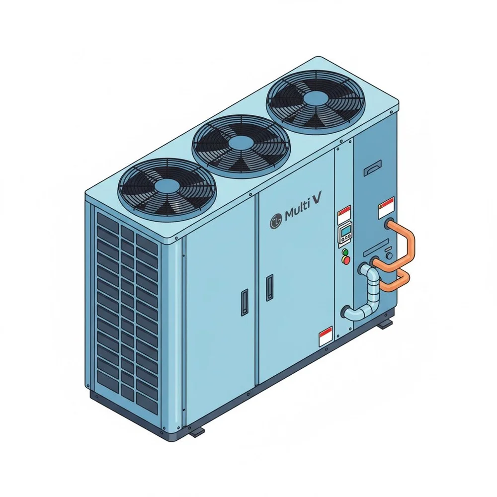 LG VRF system equipment serviced by Cyclone HVACRWD Company
