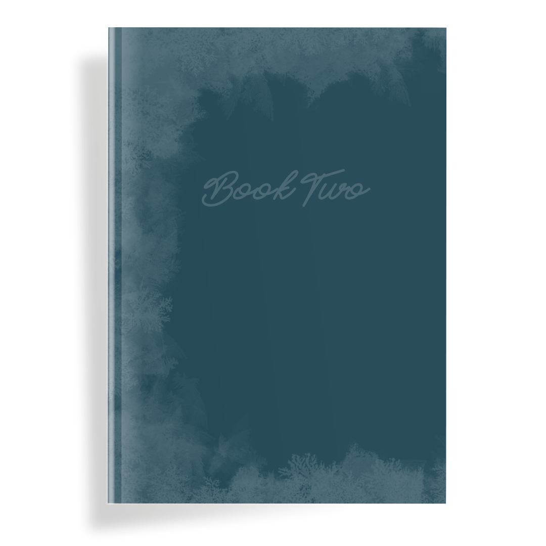 An image of a Book that reads 'Book Two' - Gretchen Elaine, top mental health author, writes about depression in this series called Whispers of Redemption.