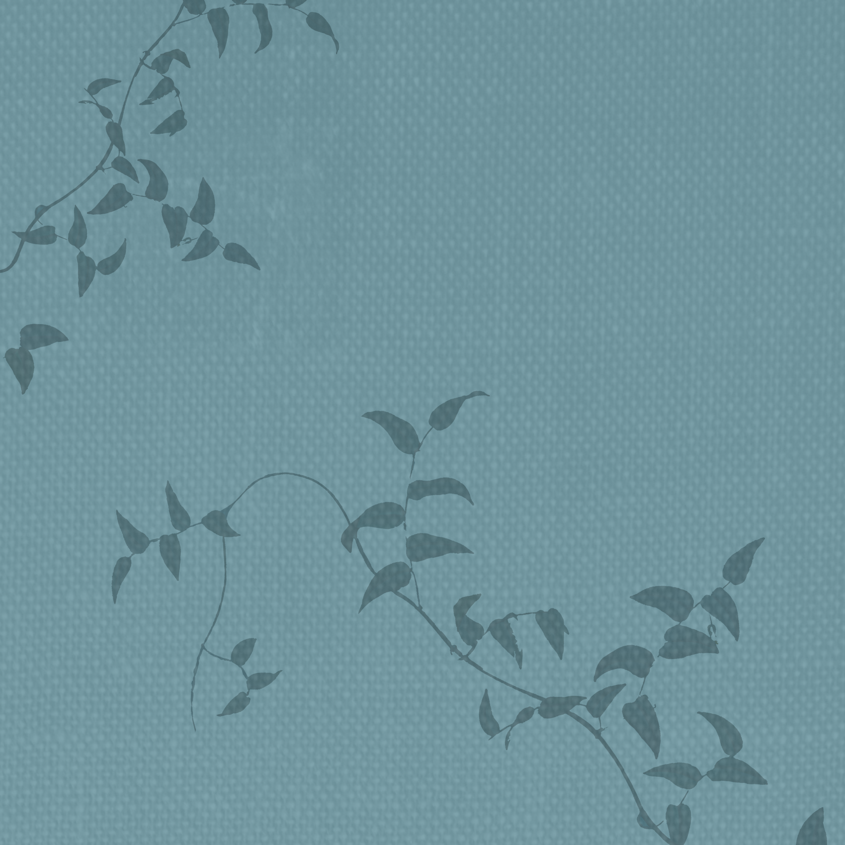 Illustration of vine with leaves on light blue textured background