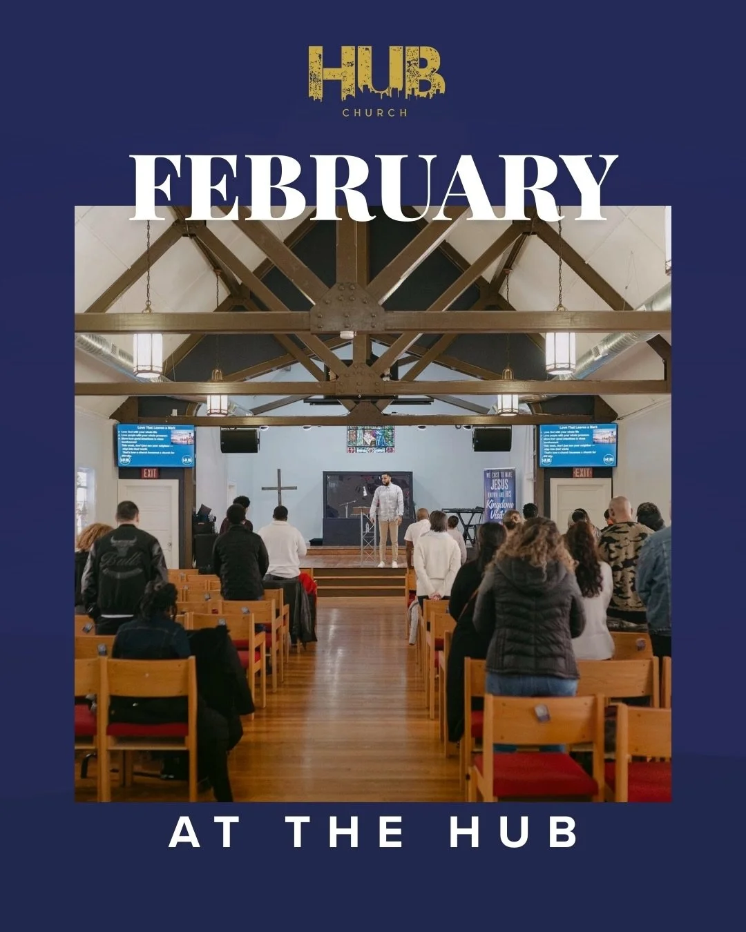 This month is about community, prayer, and doing life together. Join us for what&rsquo;s happening in February. 

#jchubchurch #jerseycity #cogop #urbanministry