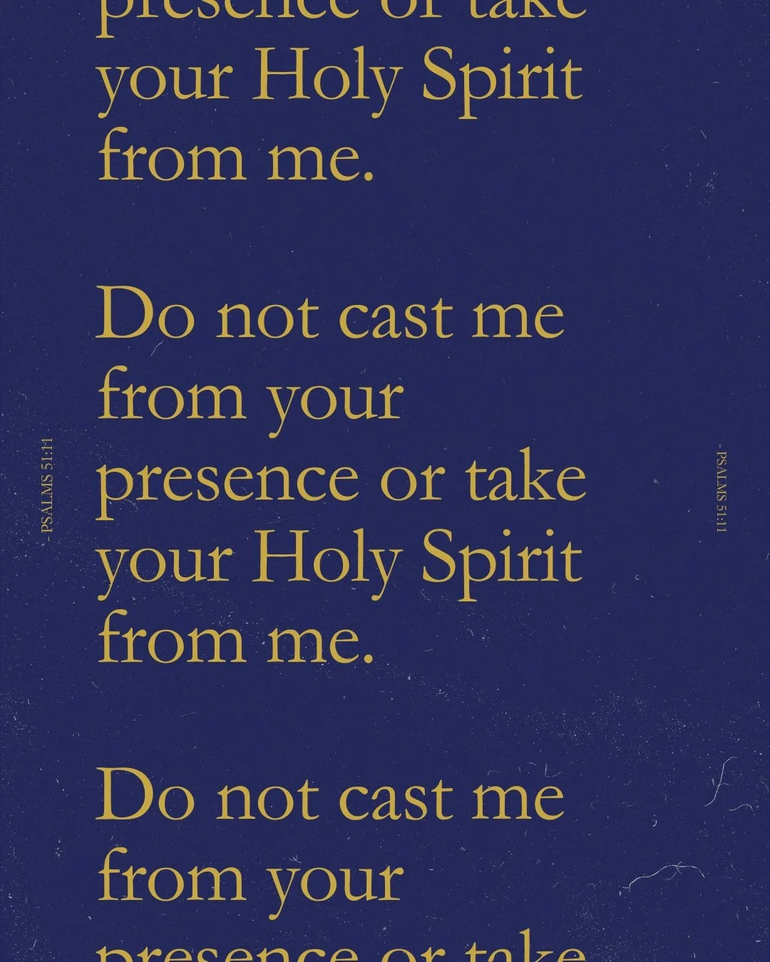 This is a cry from someone who knew what it felt like to almost lose everything, and didn't want to lose what mattered most. We all have moments where we just need to whisper, "God, don't leave me." And the beautiful thing is, He doesn't. ?