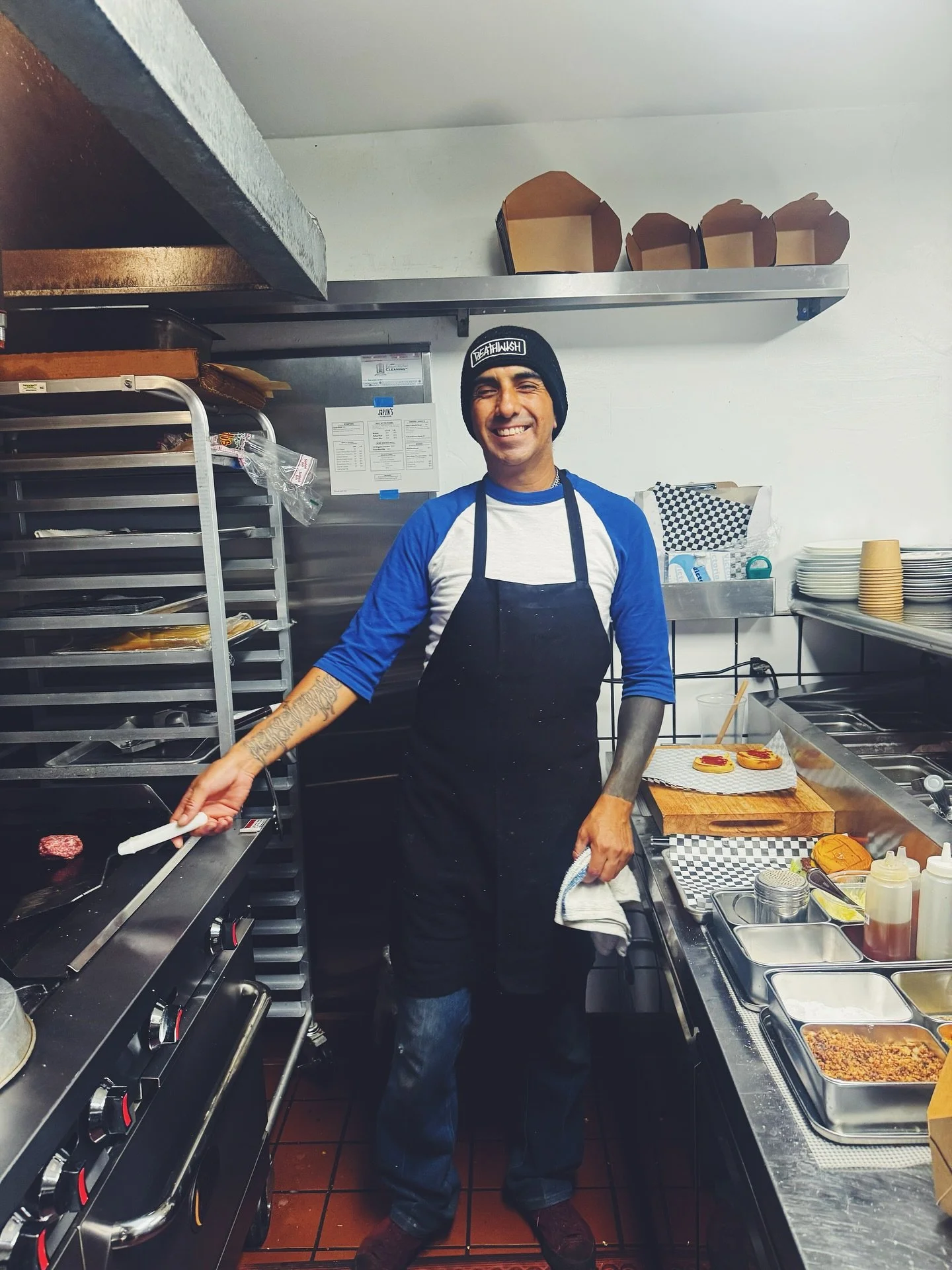 Happy birthday to the MAN, Manny! 🎂 
Joining us nearly from the start, Manny has quickly become family. He&rsquo;s a badass mofo with a vibe and music taste that makes every day better. We are so grateful to have him as part of the Joplins crew and 