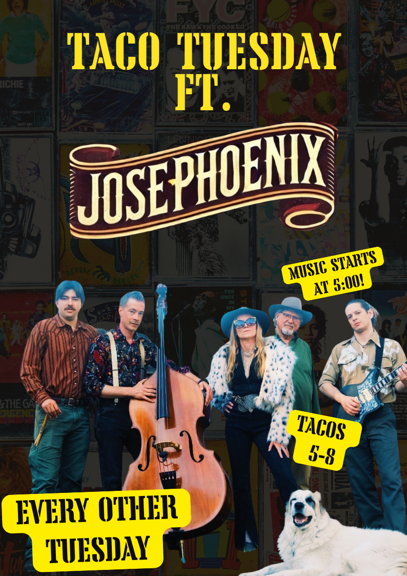 taco tuesday with live music from josephoenix