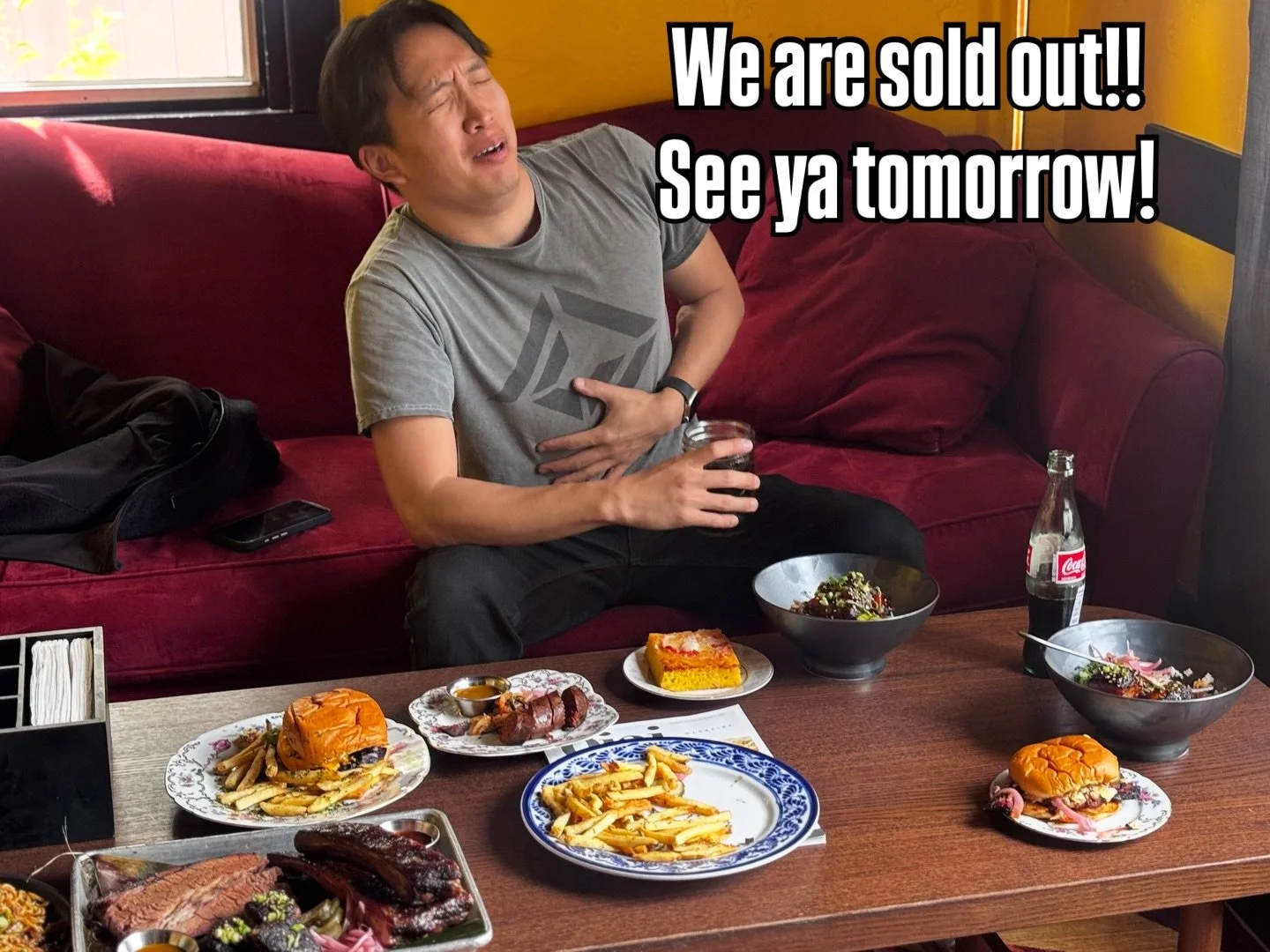 We are sold out!! See ya tomorrow for taco Tuesday with @josephoenixband