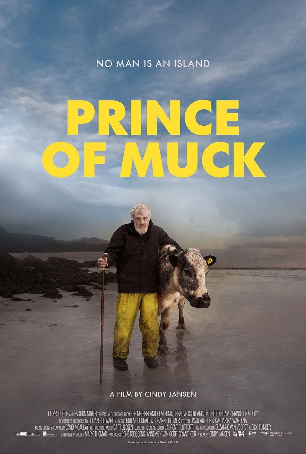 Movie poster for 'Prince of Muck,' directed by Cindy Jansen edited by David Arthur.
