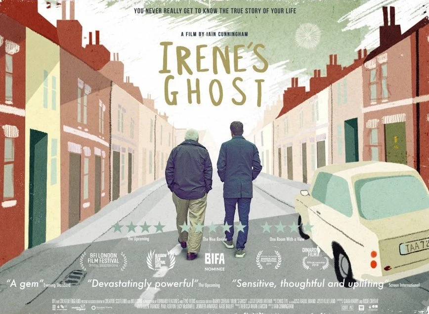 Poster for the film 'Irene's Ghost' Directed by Iain Cunningham. Editor David Arthur.