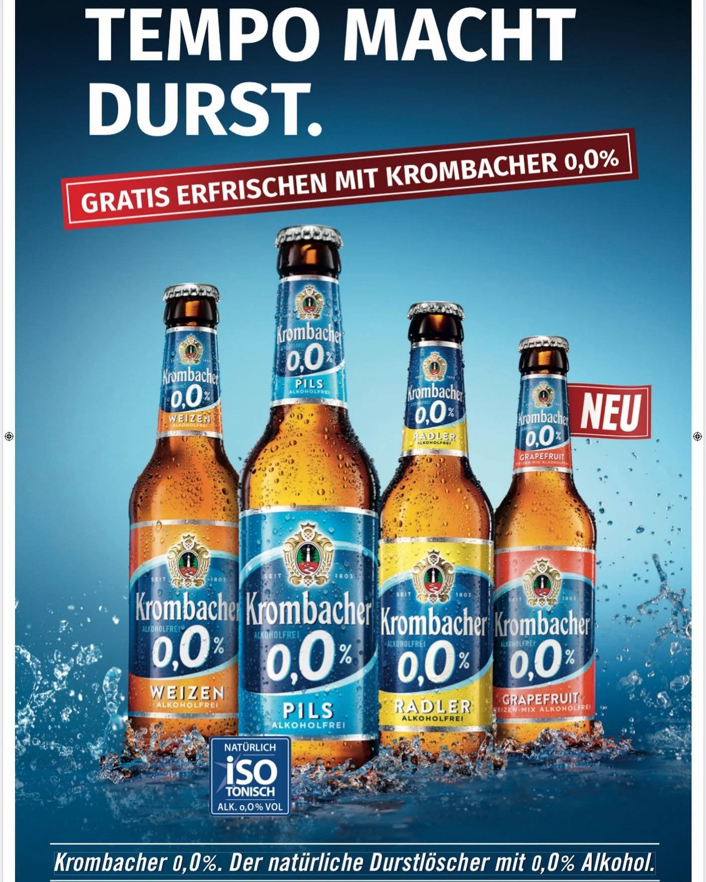 Noch knapp 5 Wochen bis zur Stumpfwaldtour und die Vorbereitungen laufen bereits auf Hochtouren. 
Wir freuen uns, dass wir in Zusammenarbeit mit dem BDR und Krombacher o.0% an unserer Verpflegungsstelle an der Hinterwaldh&uuml;tte den alkoholfreien D