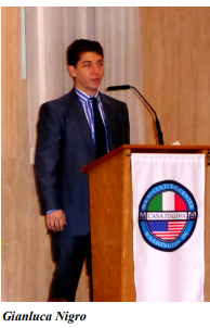 SCHOLARSHIP WINNER ADDRESSES AMHS GENERAL SOCIETY MEETING