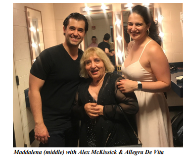 MADDALENA BOREA HONORED FOR WORK WITH YOUNG OPERA SINGERS