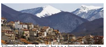 VILLAVALLELONGA, PROVINCE OF L’AQUILA, ABRUZZO