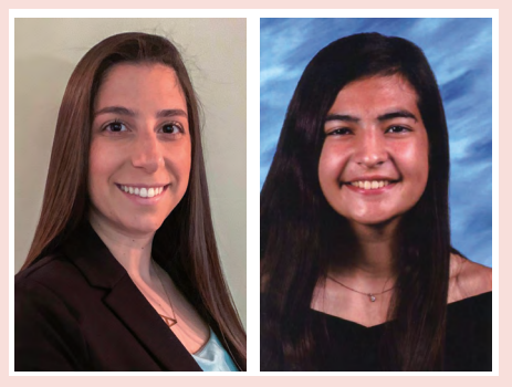 SCHOLARSHIP WINNERS Alexa Conti & Abigail Cuviello