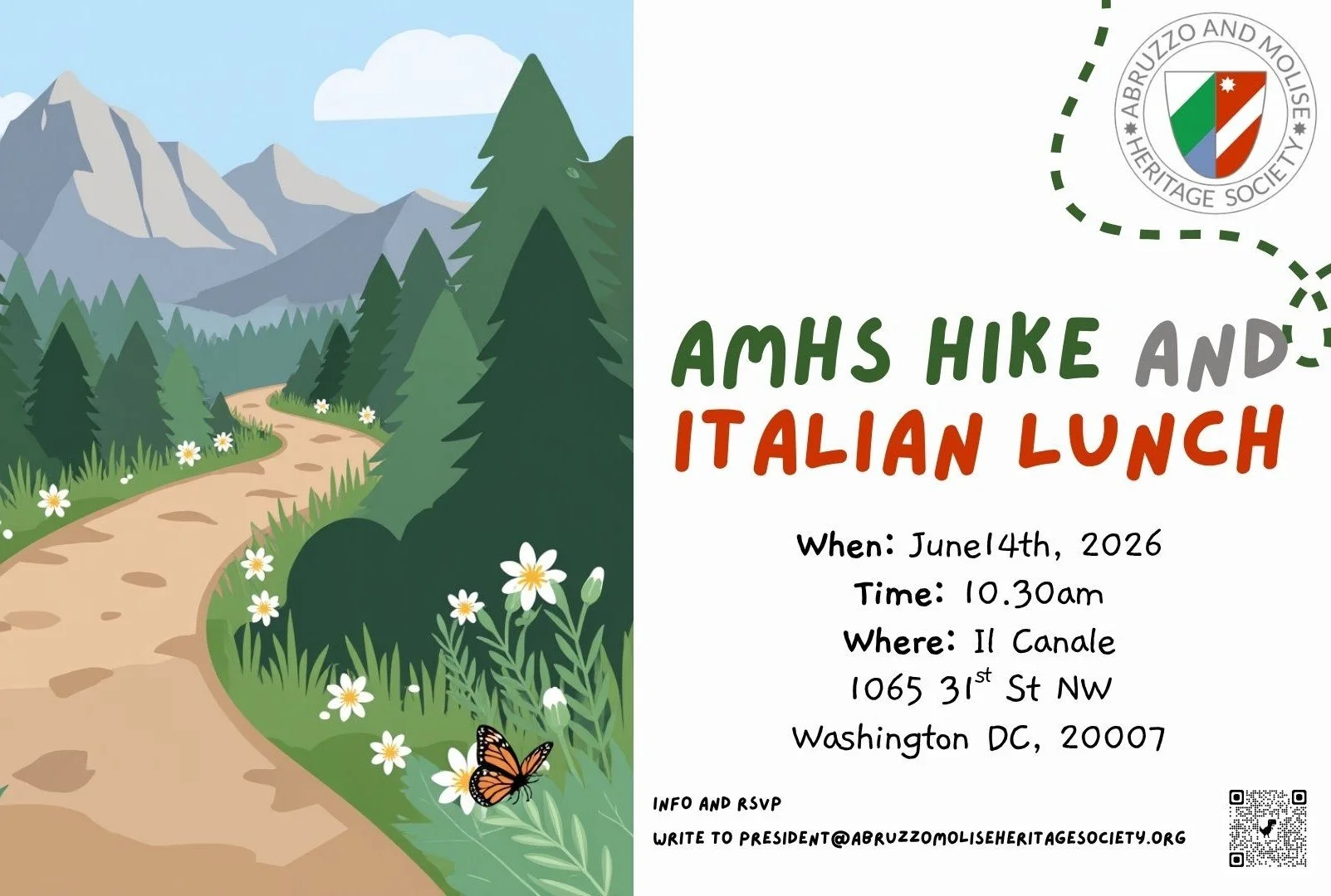 AMHS Hike and Italian Lunch