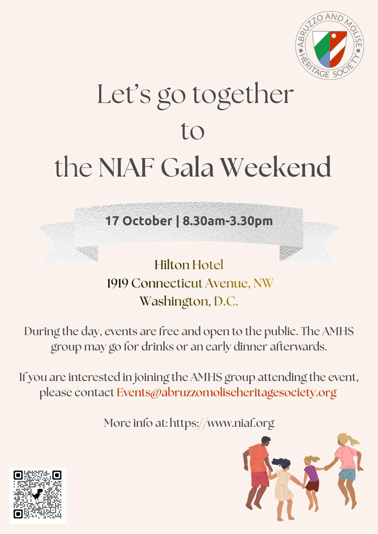 Let's go together to NIAF Gala Weekend