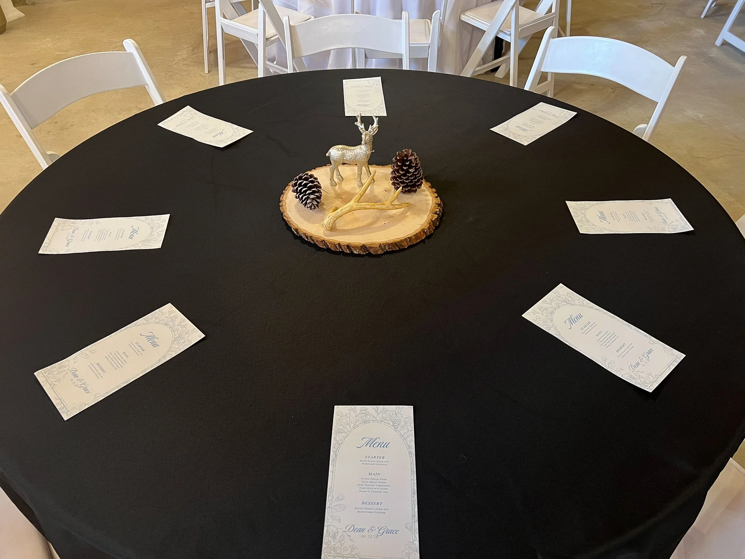 Rehearsal Dinner Tablescape