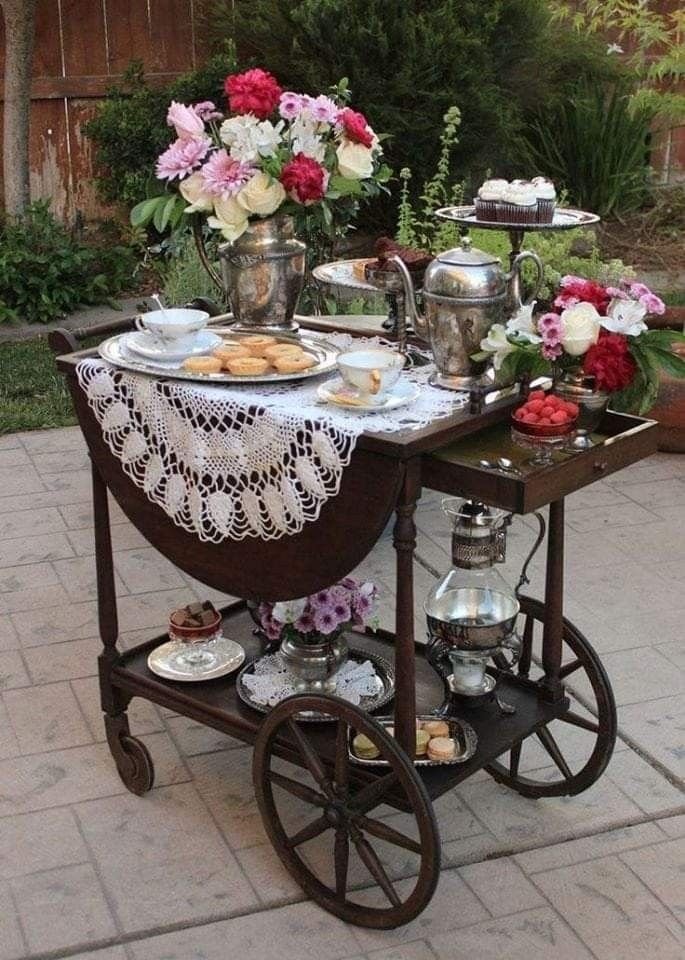 Antique Tea Cart