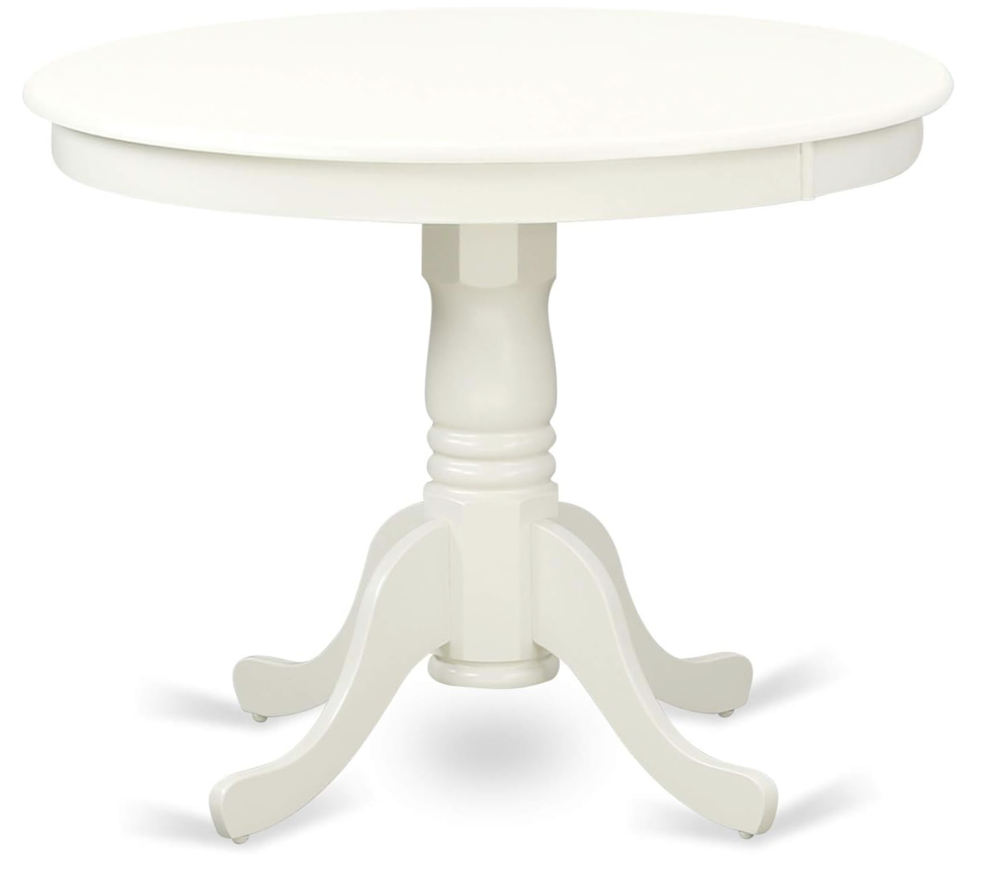 White Pedestal Sweetheart Table