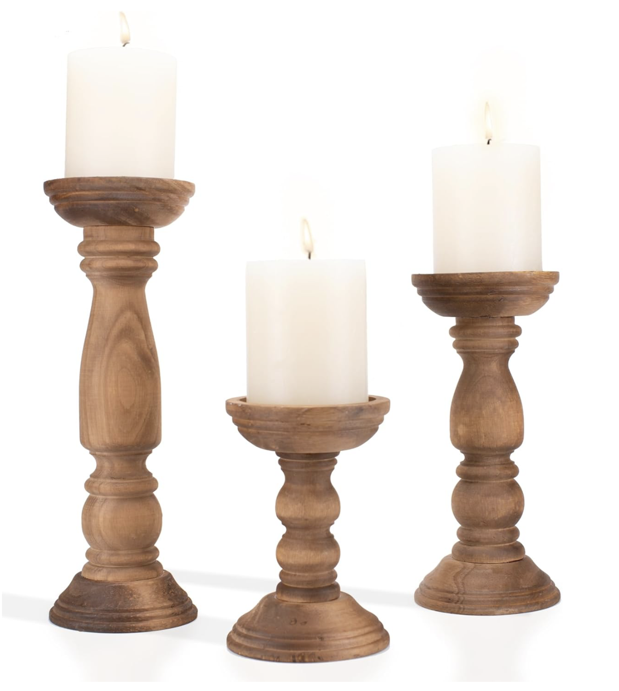 Wooden Pillar Holder