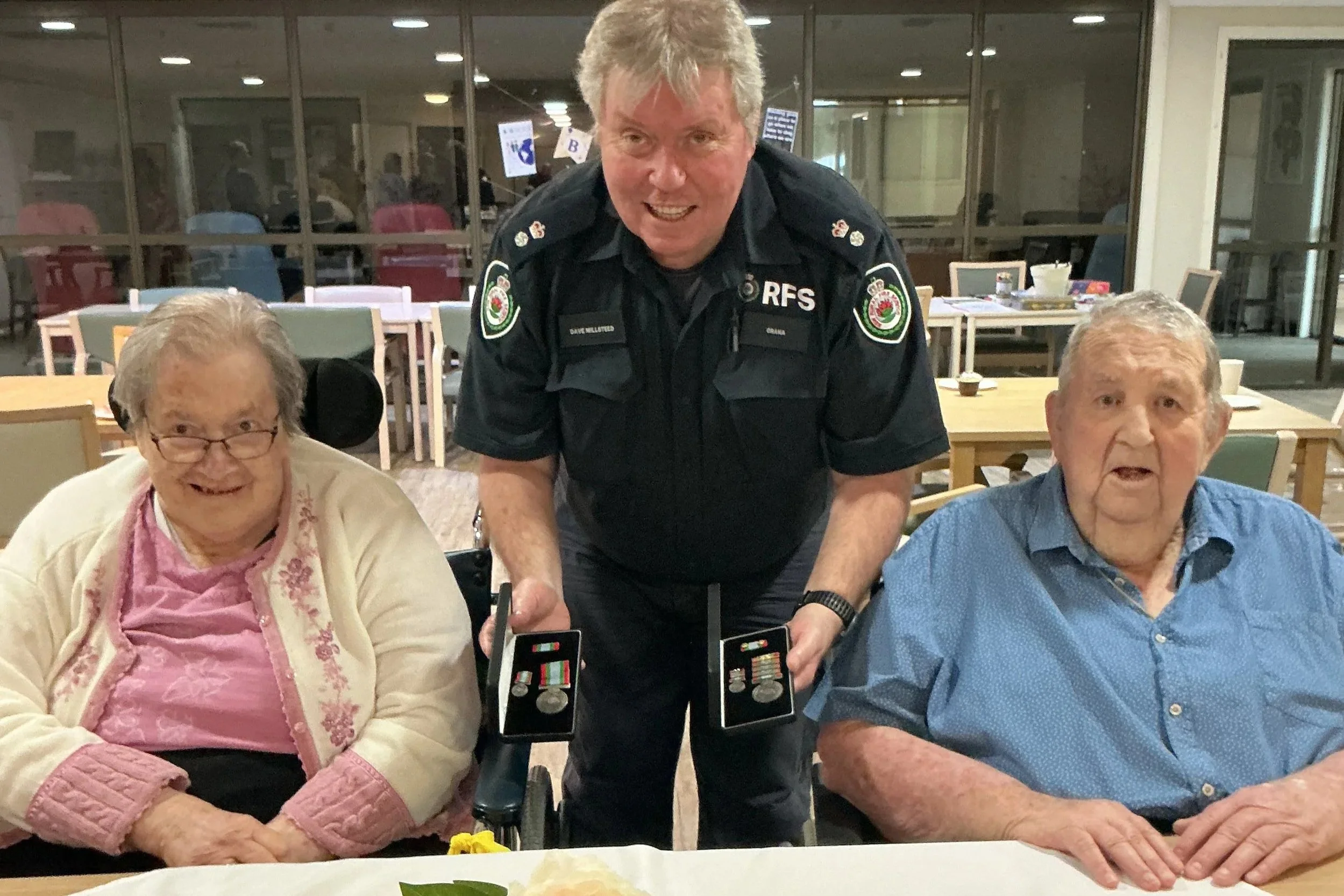 Johnstons rewarded for 60 years service