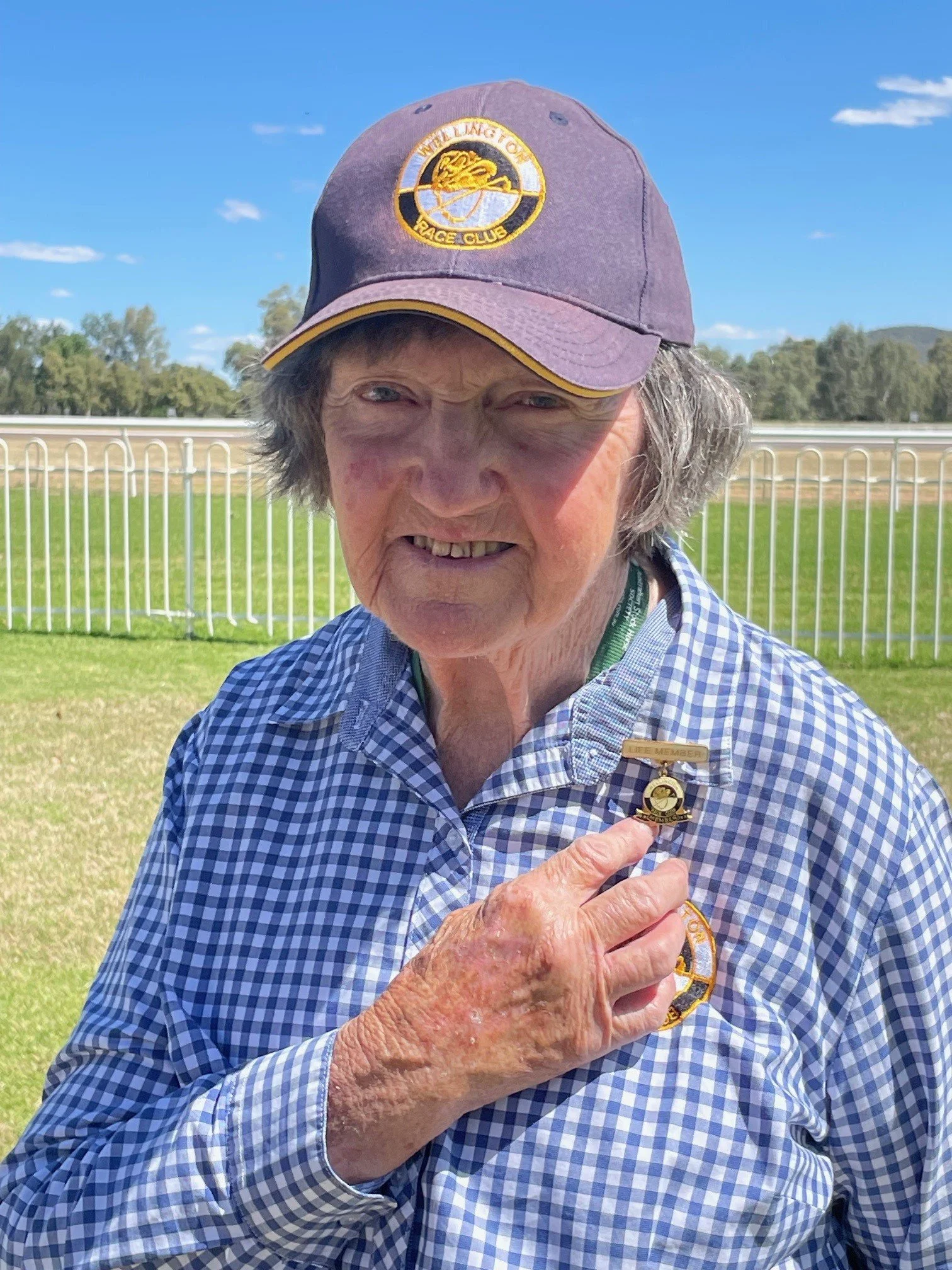 Wellington Race Club Life Membership to Gillian