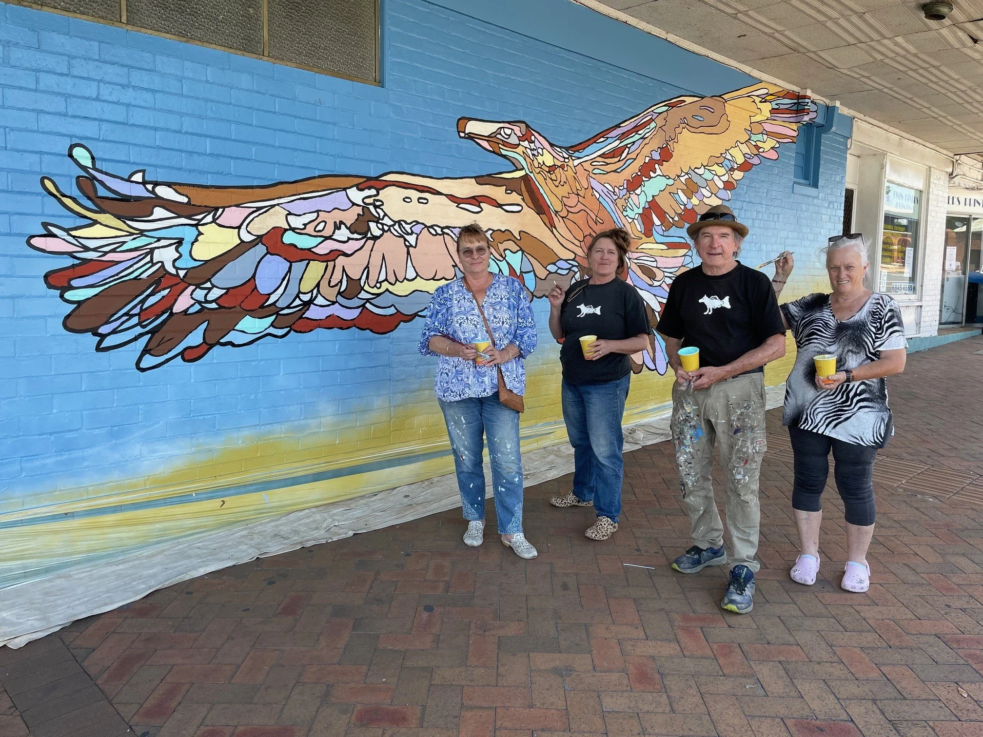 Maliyan – Wedge tail eagle mural project gets wings