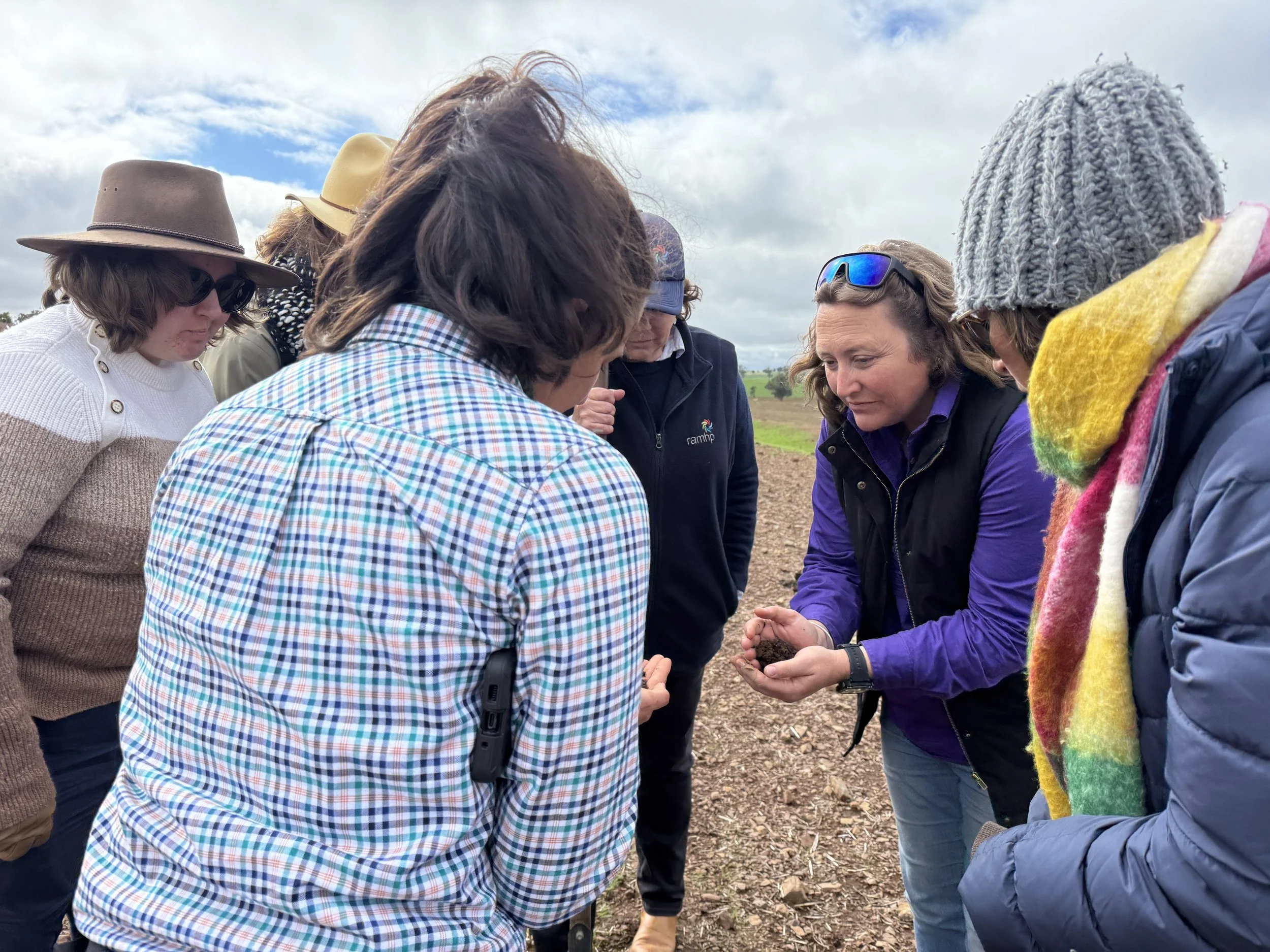 Farming women get down and dirty