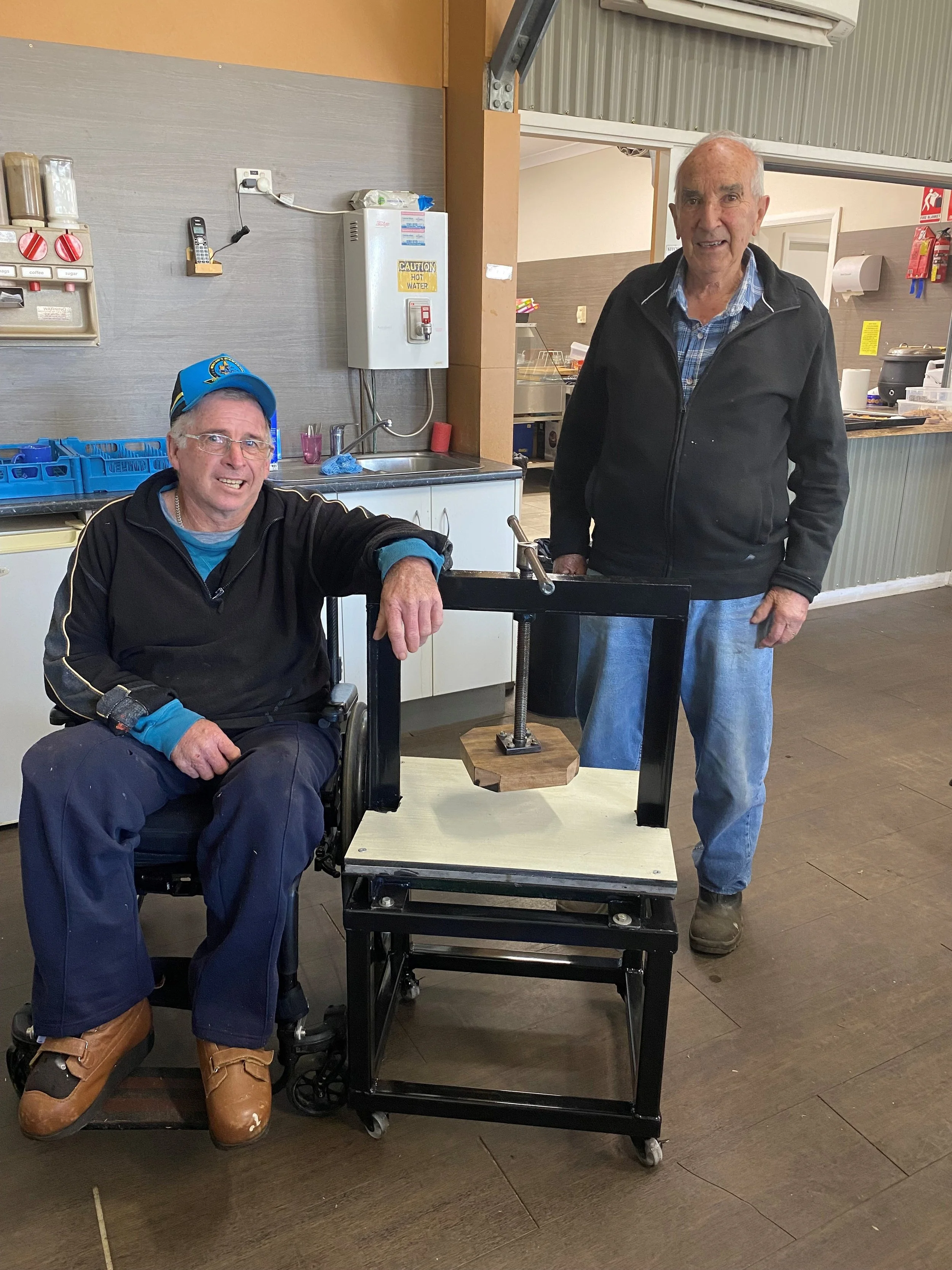 At the Men’s Shed