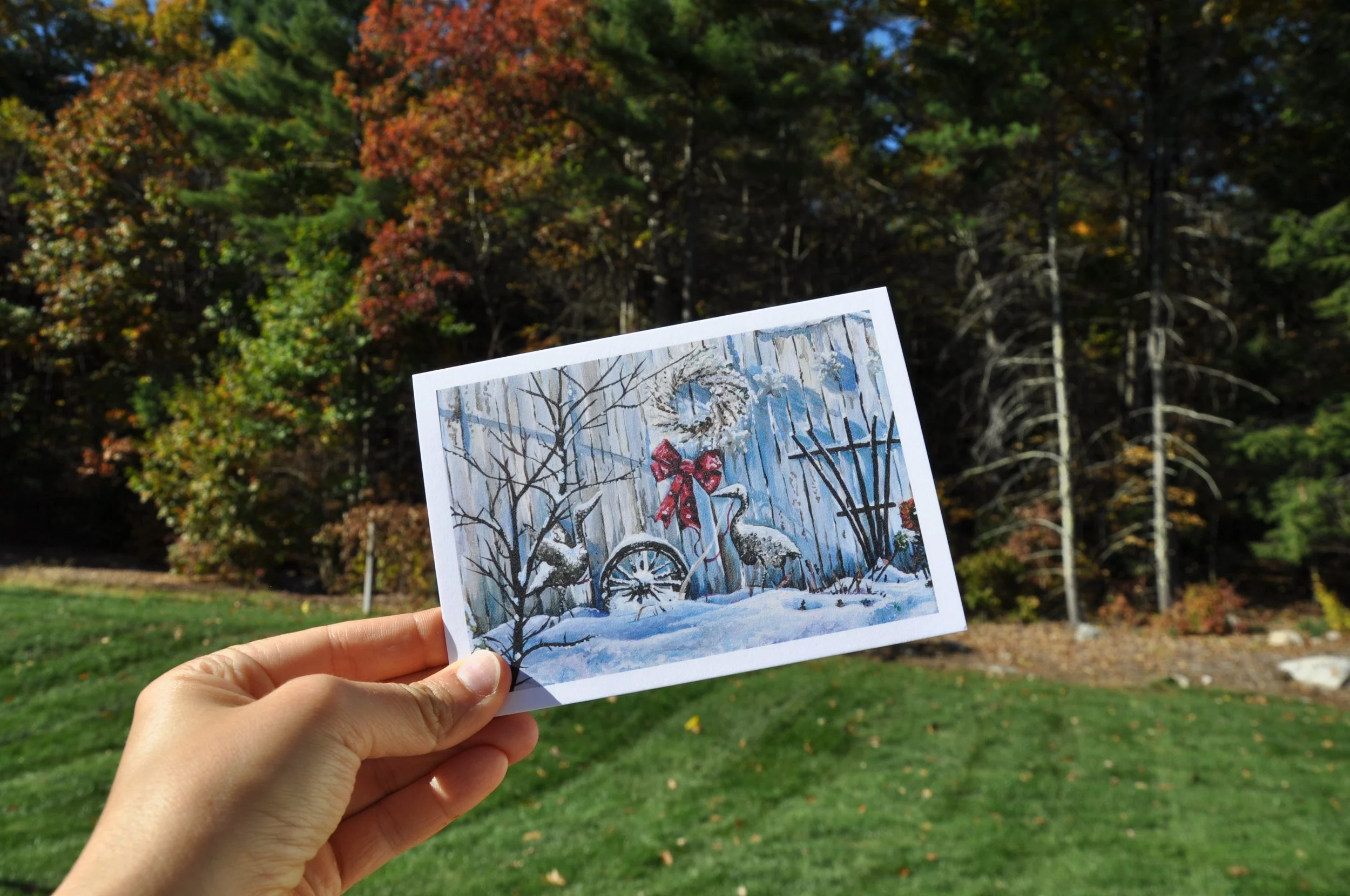 Christmas Card Original Art